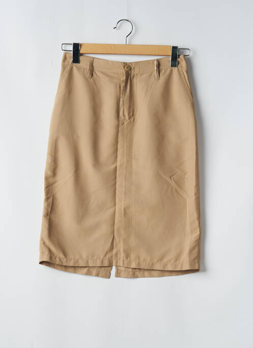 Jupe mi-longue taille normale beige BE YOU K femme