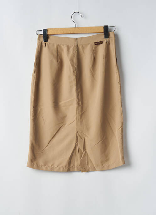 Jupe mi-longue taille normale beige BE YOU K femme