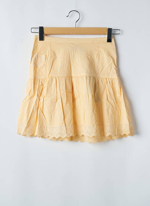 Jupe courte jaune SCHOOL RAG pour femme