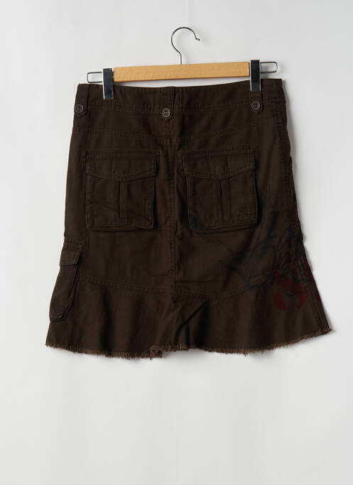 Jupe courte marron TEDDY SMITH pour femme