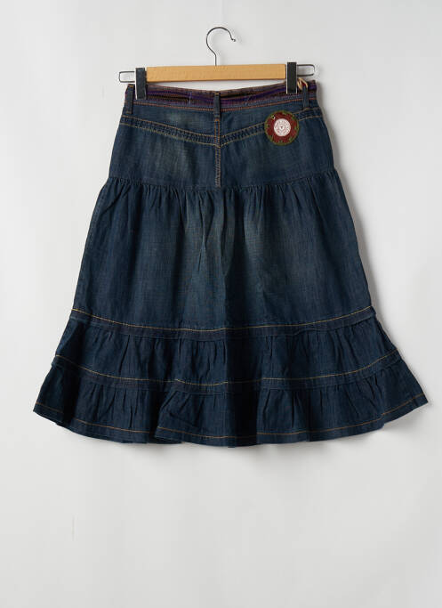 Jupe mi-longue bleu TAKE TWO femme