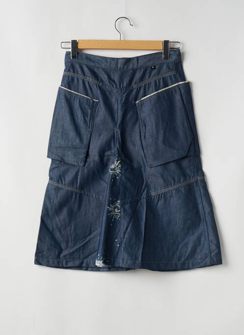 Jupe mi-longue bleu TEDDY SMITH pour femme