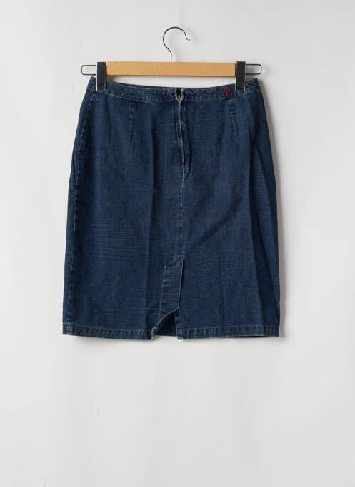 Jupe mi-longue bleu TEDDY SMITH pour femme