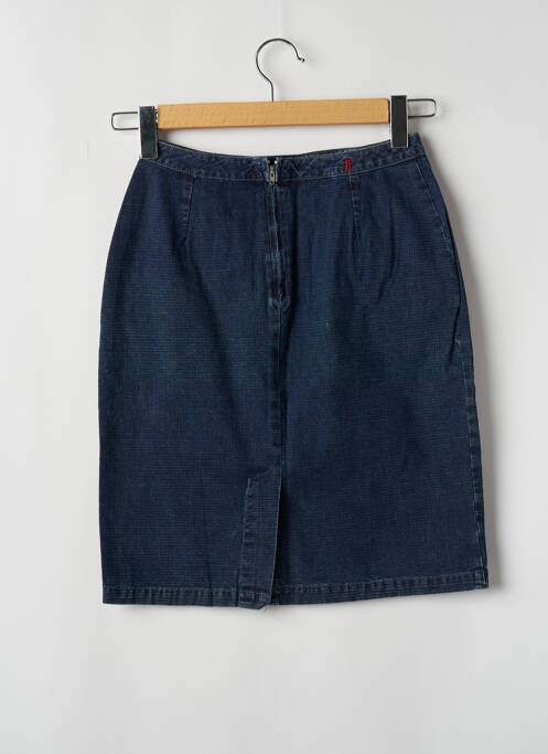 Jupe mi-longue bleu TEDDY SMITH pour femme