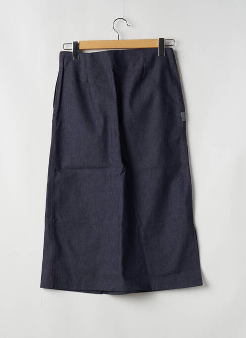 Jupe mi-longue bleu TIM BARGEOT pour femme