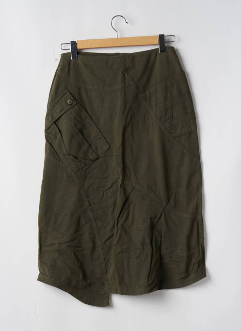 Jupe mi-longue vert BE YOU K femme