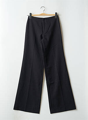 Pantalon flare taille à pinces taille haute noir CIMARRON femme