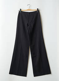 Pantalon flare taille à pinces taille haute noir CIMARRON femme