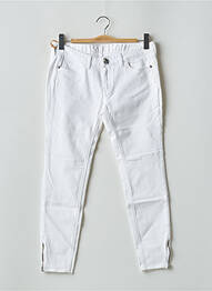 Jeans coupe slim taille basse taille basse blanc LORD RICHARDS femme