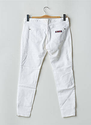 Jeans coupe slim taille basse taille basse blanc LORD RICHARDS femme