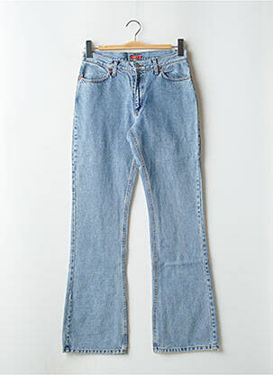 Jeans bootcut taille haute taille haute bleu FIORUCCI femme