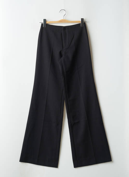 Pantalon flare taille à pinces taille haute noir CIMARRON femme