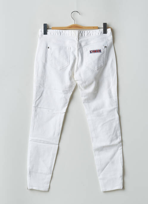 Jeans coupe slim blanc LORD RICHARDS pour femme