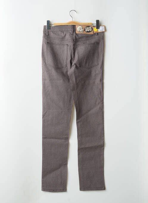 Jeans coupe slim gris CHEAP MONDAY pour femme