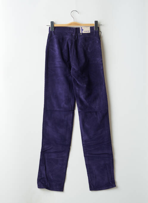 Pantalon droit violet CASAGRANDE pour femme