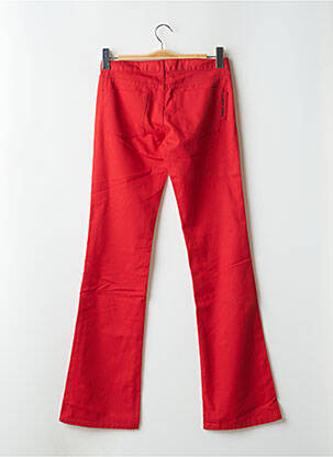 Pantalon flare stretch taille basse rouge LA BRIGADA INTERNACIONAL femme