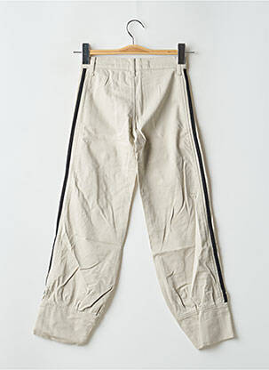 Pantalon cargo tissage popeline taille normale beige LA BRIGADA INTERNACIONAL femme
