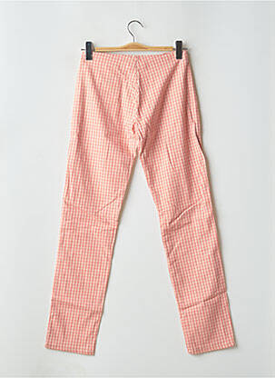 Pantalon slim taille haute taille haute orange MANLY POP femme
