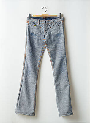 Jeans bootcut stretch taille basse bleu MELTIN'POT femme