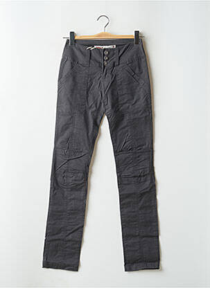 Pantalon slim taille basse taille basse gris ONLY femme