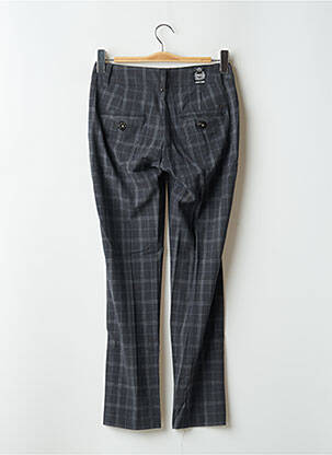 Pantalon chino fermeture zippée sous rabat boutonné taille normale gris RWD femme