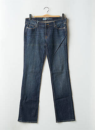Jeans coupe droite stretch taille normale bleu RWD femme