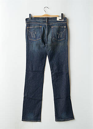 Jeans coupe droite stretch taille normale bleu RWD femme