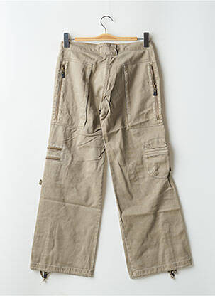 Pantalon cargo coupe droite taille normale vert RWD femme