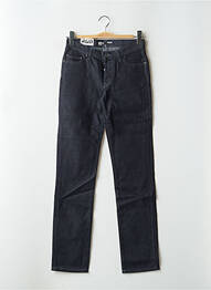 Jeans coupe slim tissage brut taille haute bleu RWD femme