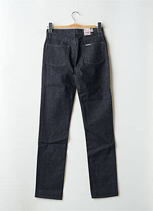Jeans coupe slim tissage brut taille haute bleu RWD femme