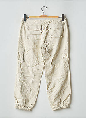 Pantalon cargo taille basse taille basse beige SESSUN femme