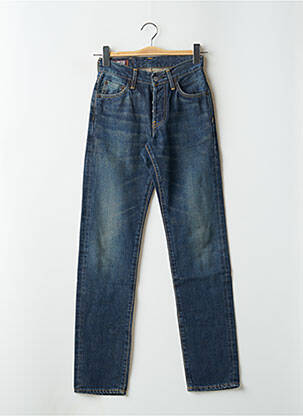 Jeans coupe slim stretch taille haute bleu SOMETHING EDWIN femme