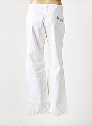 Pantalon droit taille normale taille normale blanc FREEMAN T.PORTER femme