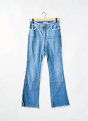 Jean coupe flare taille basse taille basse bleu SCHOOL RAG femme