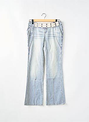 Pantalon droit taille normale taille normale bleu TEDDY SMITH femme