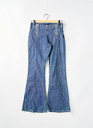 Jean coupe flare taille normale taille normale bleu TEDDY SMITH femme