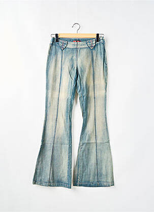 Jean coupe flare poches bleu TEDDY SMITH femme