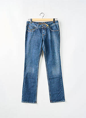 Jeans coupe slim tissage brut taille normale bleu TEDDY SMITH femme