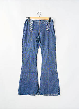 Jean coupe flare taille normale taille normale bleu TEDDY SMITH femme