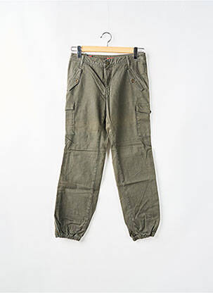 Pantalon cargo poches taille normale vert TEDDY SMITH homme