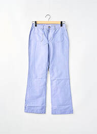 Pantalon droit fermeture zippée sous rabat boutonné taille normale violet TEDDY SMITH femme