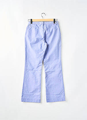 Pantalon droit fermeture zippée sous rabat boutonné taille normale violet TEDDY SMITH femme