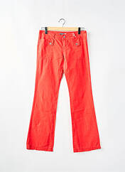 Pantalon droit rouge TEDDY SMITH pour femme seconde vue