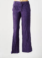 Pantalon droit violet FREEMAN T.PORTER pour femme seconde vue