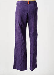 Pantalon droit violet FREEMAN T.PORTER pour femme seconde vue