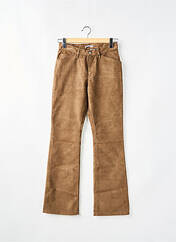 Pantalon flare marron TEDDY SMITH pour femme seconde vue