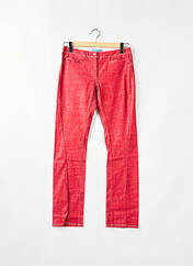 Pantalon slim rouge TEDDY SMITH pour femme seconde vue