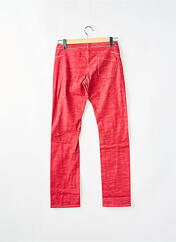 Pantalon slim rouge TEDDY SMITH pour femme seconde vue