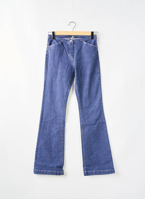 Jeans coupe droite poches bleu SCHOOL RAG femme