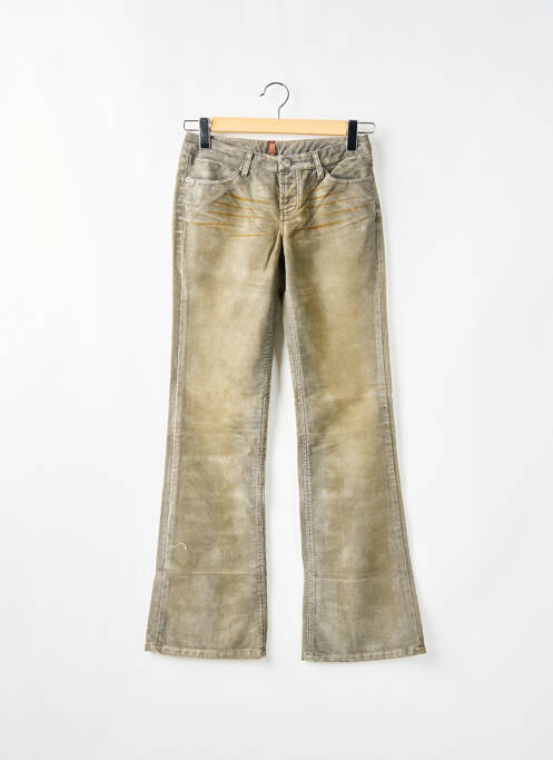 Jean coupe flare taille normale taille normale gris TEDDY SMITH femme